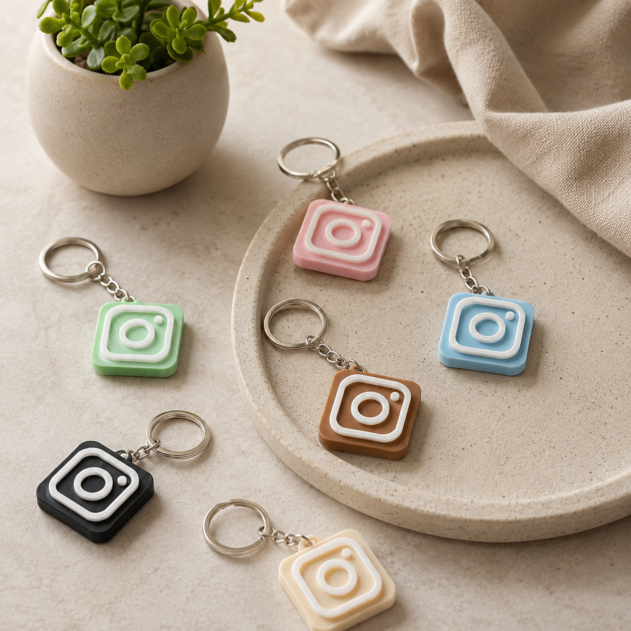 Porta-chaves personalizado com NFC