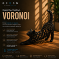 Gato Decorativo Voronoi