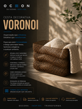Cesta Decorativa Voronoi
