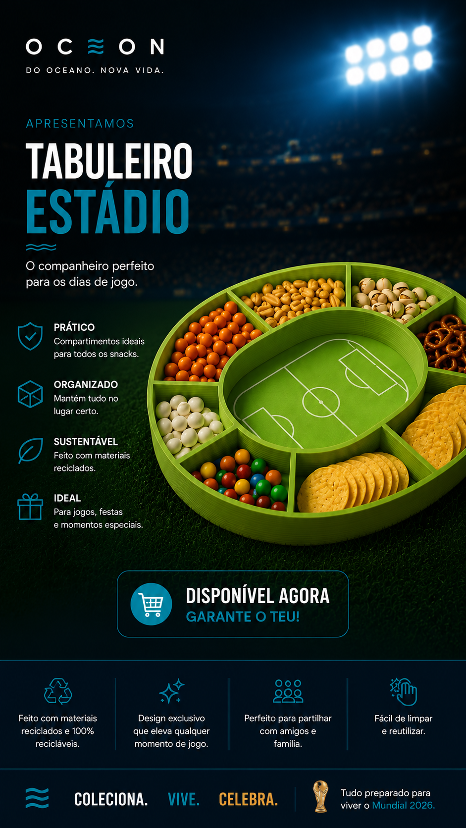 Tabuleiro Estádio FIFA Copa do Mundo 2026