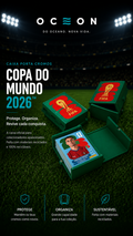 Caixa porta cromos FIFA Copa do Mundo 2026