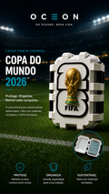 Caixa porta cromos FIFA Copa do Mundo 2026