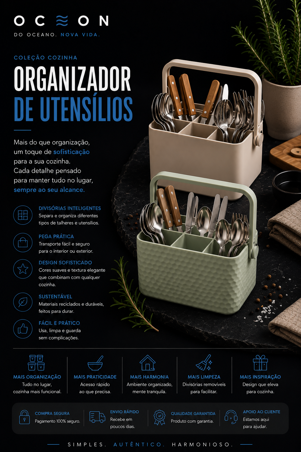 Organizador de utensílios