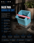 Balde para borras de café