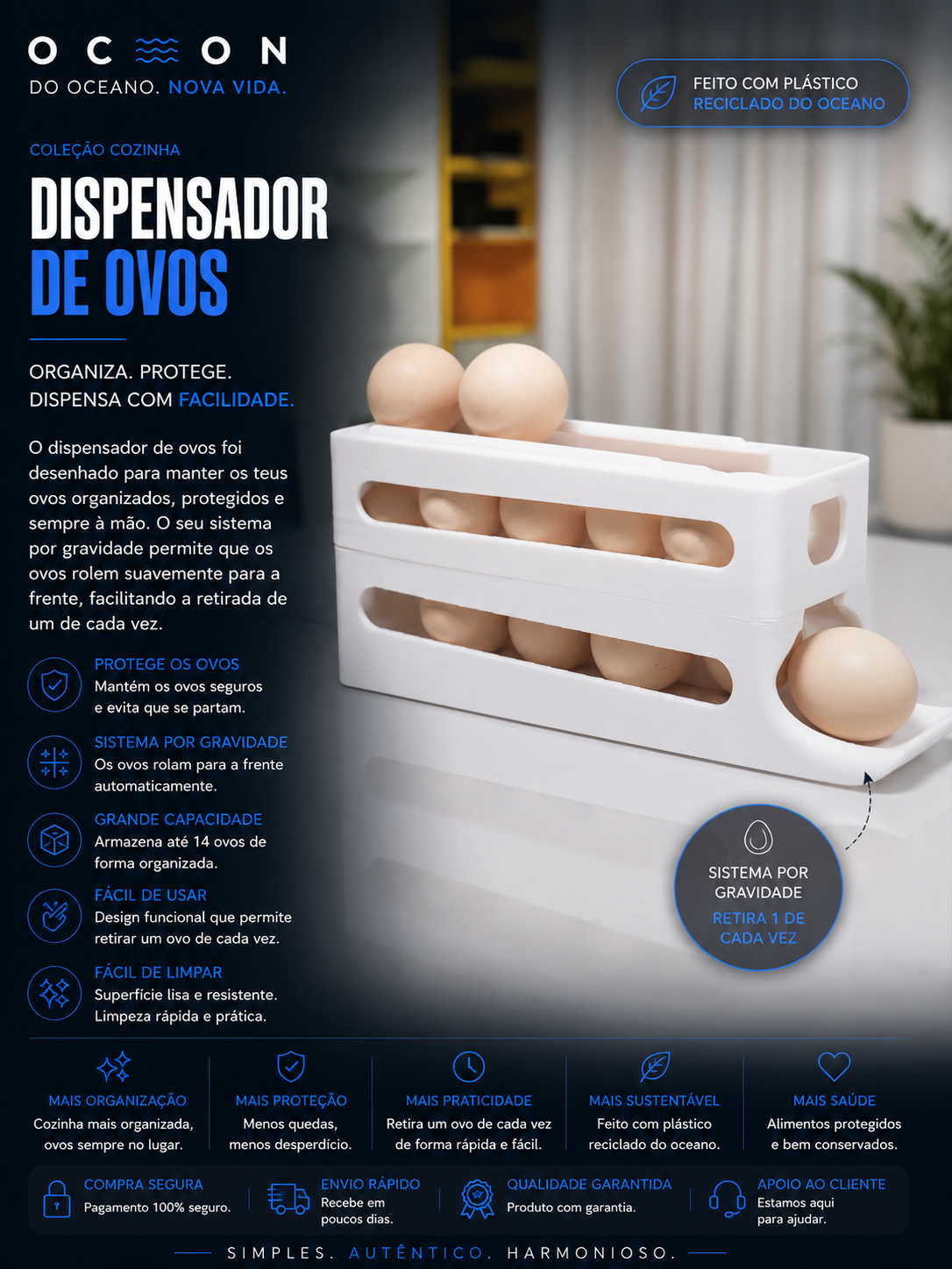 Dispensador de ovos