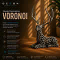 Veado Decorativo Voronoi