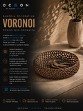 Bandeja Decorativa Voronoi